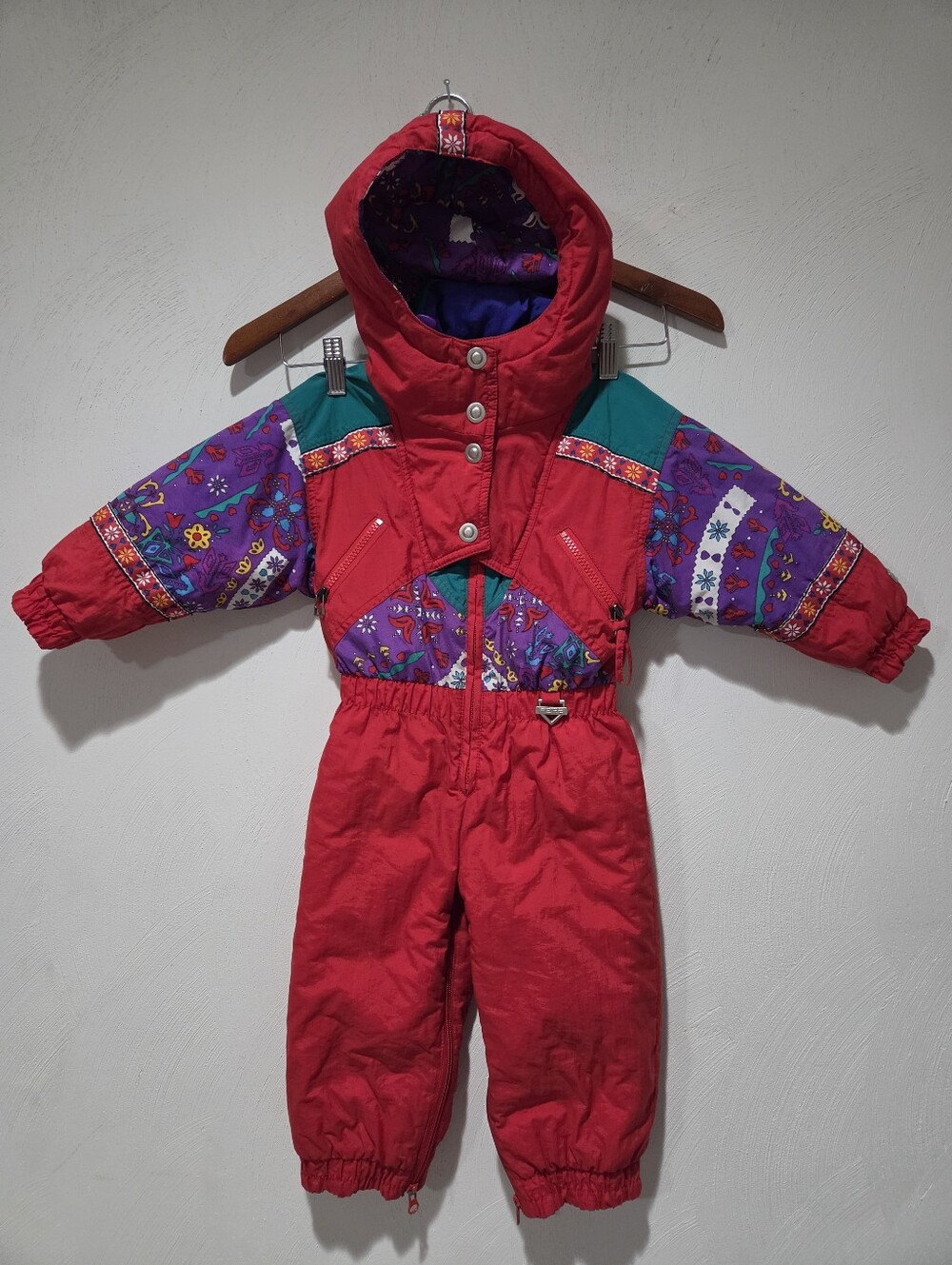 Vintage Toddler Fera Ski Snow Suit 2T